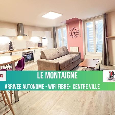 Le Montaigne - Wifi Fibre- Coeur Du Centre Ville-Property Rental Nm Périgueux Exteriör bild