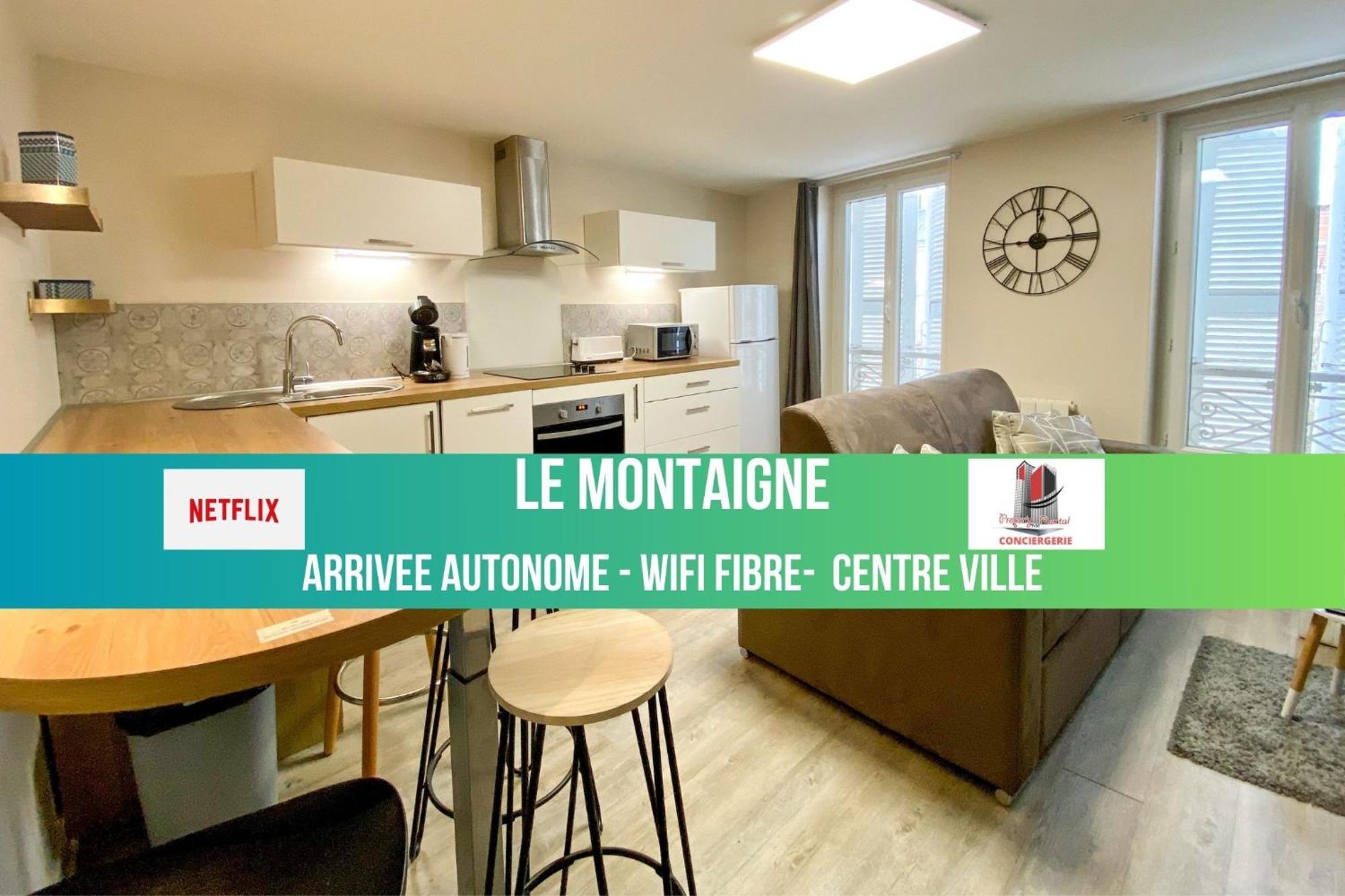 Le Montaigne - Wifi Fibre- Coeur Du Centre Ville-Property Rental Nm Périgueux Exteriör bild
