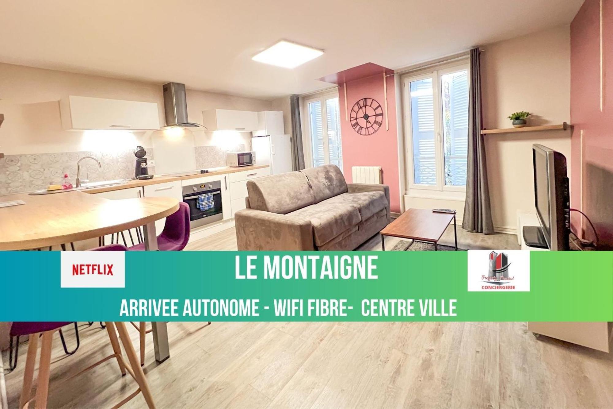 Le Montaigne - Wifi Fibre- Coeur Du Centre Ville-Property Rental Nm Périgueux Exteriör bild